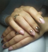 Gel pentru desen PNB Galaxy Gel 03 Gold 5ml imaginea #2 — magazin online Desire.md