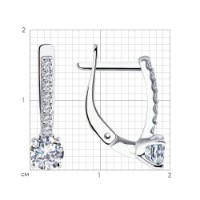 Cercei SOLOVOV JEWELRY 52-120-02334-1 imaginea #2 — magazin online Desire.md