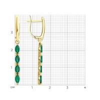 Серьги SOLOVOV JEWELRY 53-321-02152-3 фото №3 — интернет-магазин Desire.md