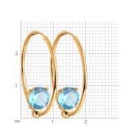 Серьги SOLOVOV JEWELRY 726824 фото №3 — интернет-магазин Desire.md