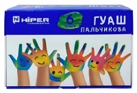 Краски пальчиковые Hiper 6x20ml (10842)