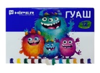 Художественные краски Hiper Gouache 12 Colors (10149)