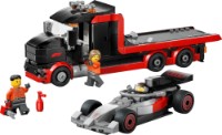 Set de construcție Lego City: F1 Display Truck With Audi F1 Race Car (60493)
