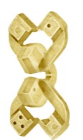 Brain Puzzle Eureka Mini Huzzle Chain Gold (515189) imaginea #3 — magazin online Desire.md