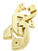 Brain Puzzle Eureka Mini Huzzle Chain Gold (515189)