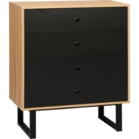 Комод Deco Calvin 80x40x95Hcm Black фото №5 — интернет-магазин Desire.md
