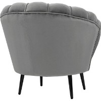 Кресло Deco Maggie Grey Black фото №2 — интернет-магазин Desire.md