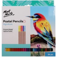 Creioane colorate Mont Marte Pastel 24pcs (MPN0099)