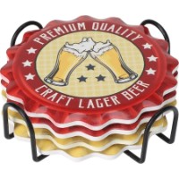 Set suporturi pentru pocale de bere EH  4pcs D11Х2.8cm, доломит (55502)