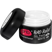 Гель для дизайна ногтей PNB Gel Paste Bas-Relief White 5ml