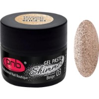 Гель для дизайна ногтей PNB Shimmer Gel Paste 03 Beige 5ml