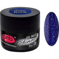 Гель для дизайна ногтей PNB Shimmer Gel Paste 06 Blue 5ml