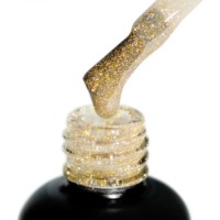 Top pentru gel-lac PNB Shoсk Top Gold No-Whipe 8ml imaginea #2 — magazin online Desire.md