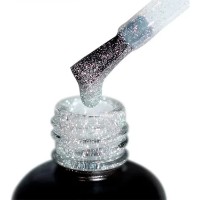 Top pentru gel-lac PNB Shoсk Top Silver No-Wipe 8ml imaginea #2 — magazin online Desire.md