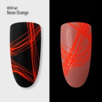 Gel pentru desen PNB WebGel Neon Orange 5ml imaginea #2 — magazin online Desire.md