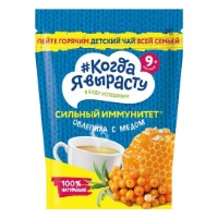 Ceai pentru copii Когда Я Вырасту Sea Buckthorn&Honey 9+ 85g