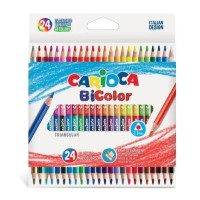 Creioane colorate Carioca Bi-Color 24colors (43031)