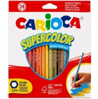 Creioane colorate Carioca Supercolor 24colors (43393)