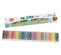 Набор цветных карандашей Carioca Tita Maxi Rainbow 80pcs (42890)