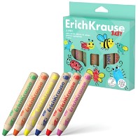 Набор цветных карандашей Erich Krause Baby Jumbo 6pcs (56315)