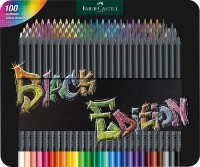 Creioane colorate Faber-Castell Black Edition 116490 100pcs