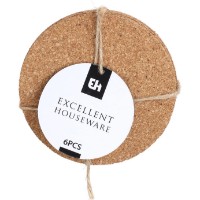 Set Suporturi EH 6pcs D10cm пробка (47097) imaginea #2 — magazin online Desire.md