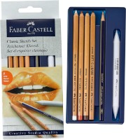 Creioane colorate Faber-Castell Classic Sketch 114004 6pcs