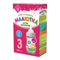 Lapte praf Малютка 3 12+ 350g