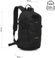 Рюкзак Nils NC3905 Cobra 25L Black фото №4 — интернет-магазин Desire.md