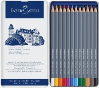 Creioane colorate Faber-Castell Goldfaber Aqua 114612 12pcs imaginea #2 — magazin online Desire.md