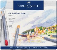 Creioane colorate Faber-Castell Goldfaber Aqua 114648 48pcs
