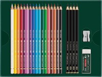 Creioane colorate Faber-Castell Polychromos & Pitt Graphite Matt 210052 23pcs imaginea #2 — magazin online Desire.md