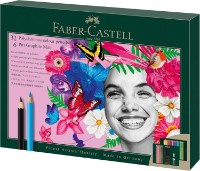 Creioane colorate Faber-Castell Polychromos & Pitt Graphite Matt 210053 40pcs