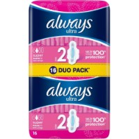 Absorbante Always Ultra Super Duo 16pcs