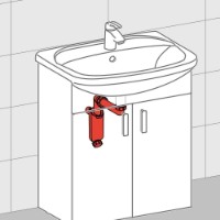 Sifon pentru lavoar Alcaplast A43S-DN32 1 1/4" 32 (126749) imaginea #3 — magazin online Desire.md