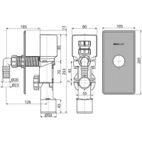 Sifon pentru cada Alcaplast APS3P 2" 20/23 (118565) imaginea #2 — magazin online Desire.md