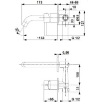 Baterie lavoar Armatura Moza (127042) imaginea #2 — magazin online Desire.md