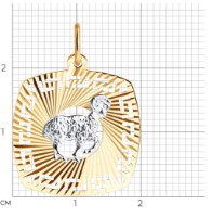 Подвеска SOLOVOV JEWELRY 031634 фото №2 — интернет-магазин Desire.md