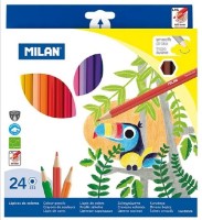 Creioane colorate Milan Smooth Stroke 24pcs (80024)