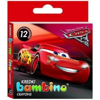 Creioane colorate Bambino Cars 12 Colors