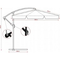 Umbrelă de gradină GardenLine GAO2859 Green imaginea #5 — magazin online Desire.md