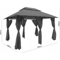 Cort-baldachin GardenLine TUN5705 3x4x2.65m Biege imaginea #3 — magazin online Desire.md