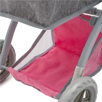 Cărucior pentru păpuși Baby Mix Sophie Pink/Grey 2in1 (56090) imaginea #2 — magazin online Desire.md