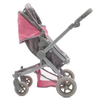Cărucior pentru păpuși Baby Mix Sophie Pink/Grey 2in1 (56090) imaginea #3 — magazin online Desire.md