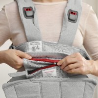 Marsupiu pentru copii BabyBjorn Harmony Light Gray )088029E1) imaginea #2 — magazin online Desire.md