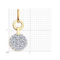 Подвеска SOLOVOV JEWELRY 036475 0,74 фото №2 — интернет-магазин Desire.md