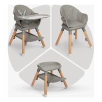 Scaun de masa Kikka Boo Woody Army Green 6in1 (31004010175) imaginea #6 — magazin online Desire.md