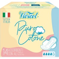 Absorbante Vivicot Puro Cotone Eco Organic 14pcs