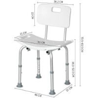 Scaun de baie și duș VLM (SX301A) imaginea #2 — magazin online Desire.md