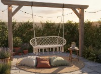 Fotoliu suspendat GardenLine HAM5177 Grey imaginea #3 — magazin online Desire.md